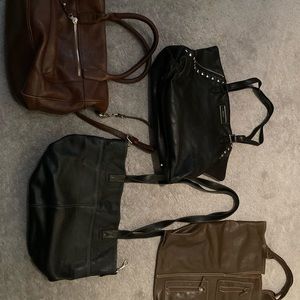 Lot of 4 women’s leather bags